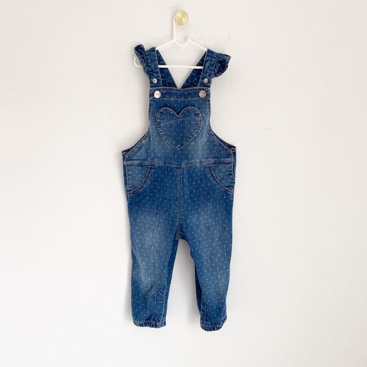 H&M - Dungarees - 9-12 Months