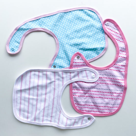 Pastel Pinks - Bibs - One Size